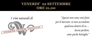 Degustazione vini Poderi veneri vecchio
